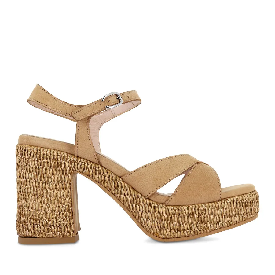 LORENT L-1502 - SAND NUBUCK Celebrate Glow