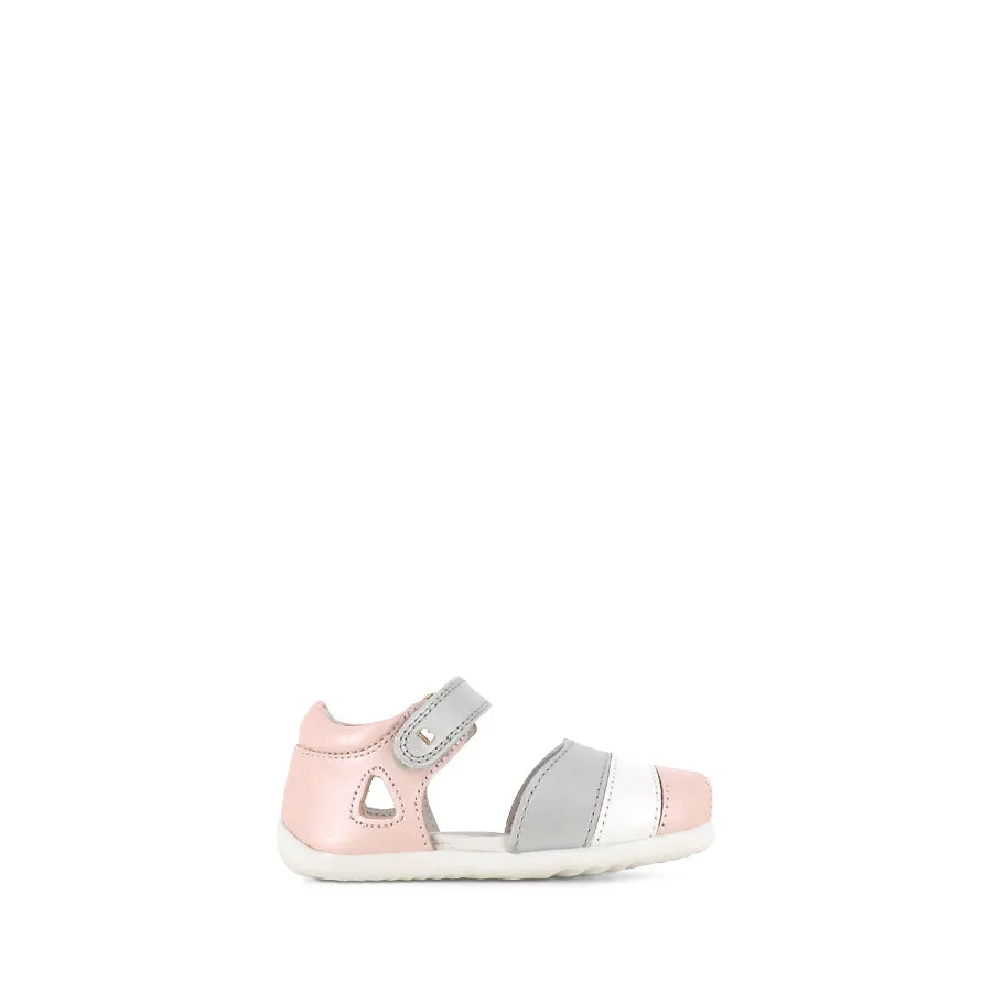 Seasonal Footwear Durable Strap TWIST STEP UP - SEASHELL SHIMMER SILVER