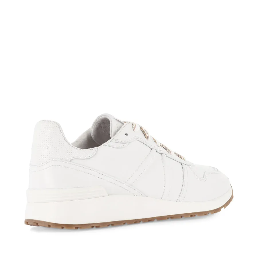 Street cushioning RAIDER - WHITE LEATHER