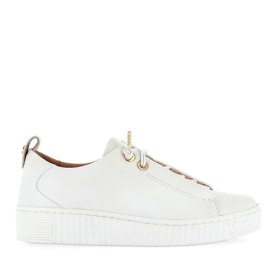 Relaxed Feel Cushioned Support JOOL - WHITE LEATHER