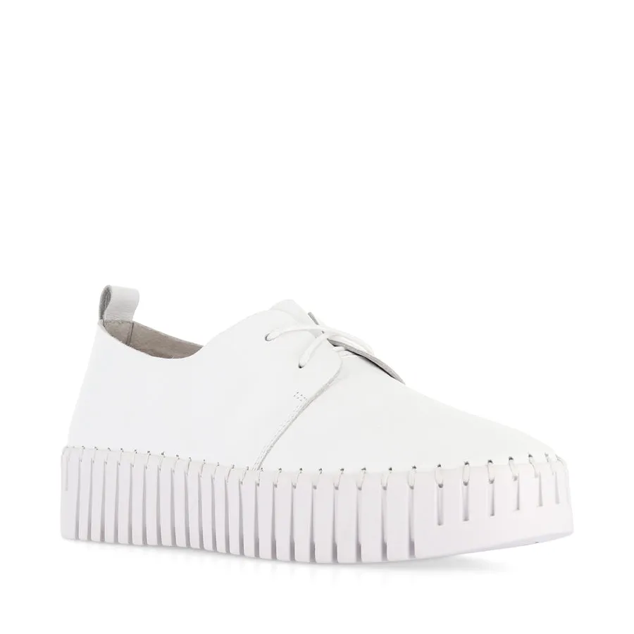 BRENDA - WHITE LEATHER High Abrasion Zones