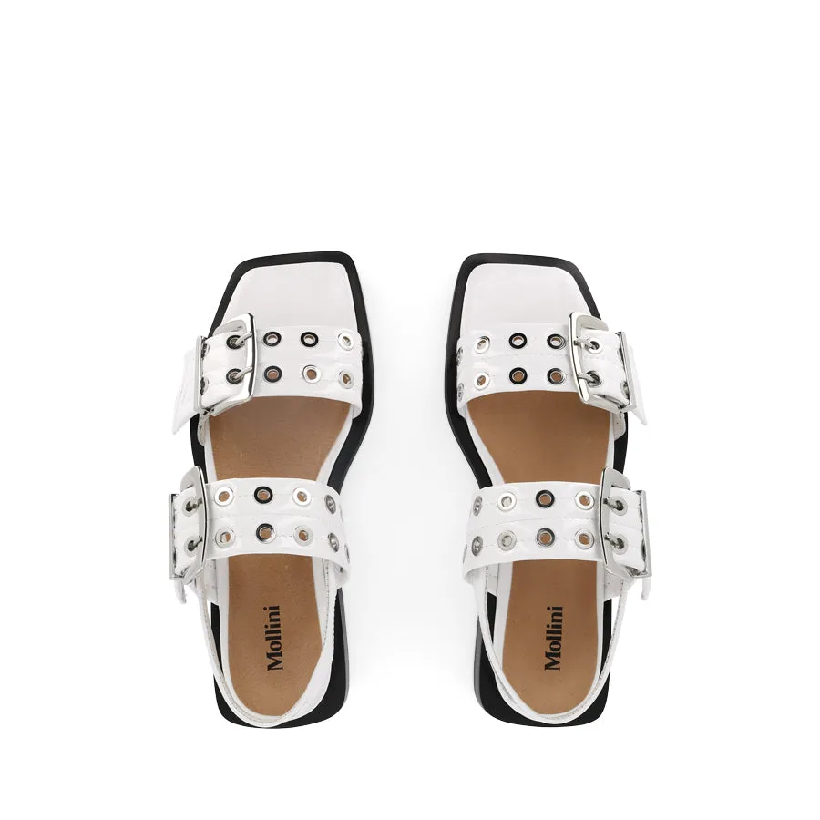 SAVINA - WHITE PATENT Spring Ready