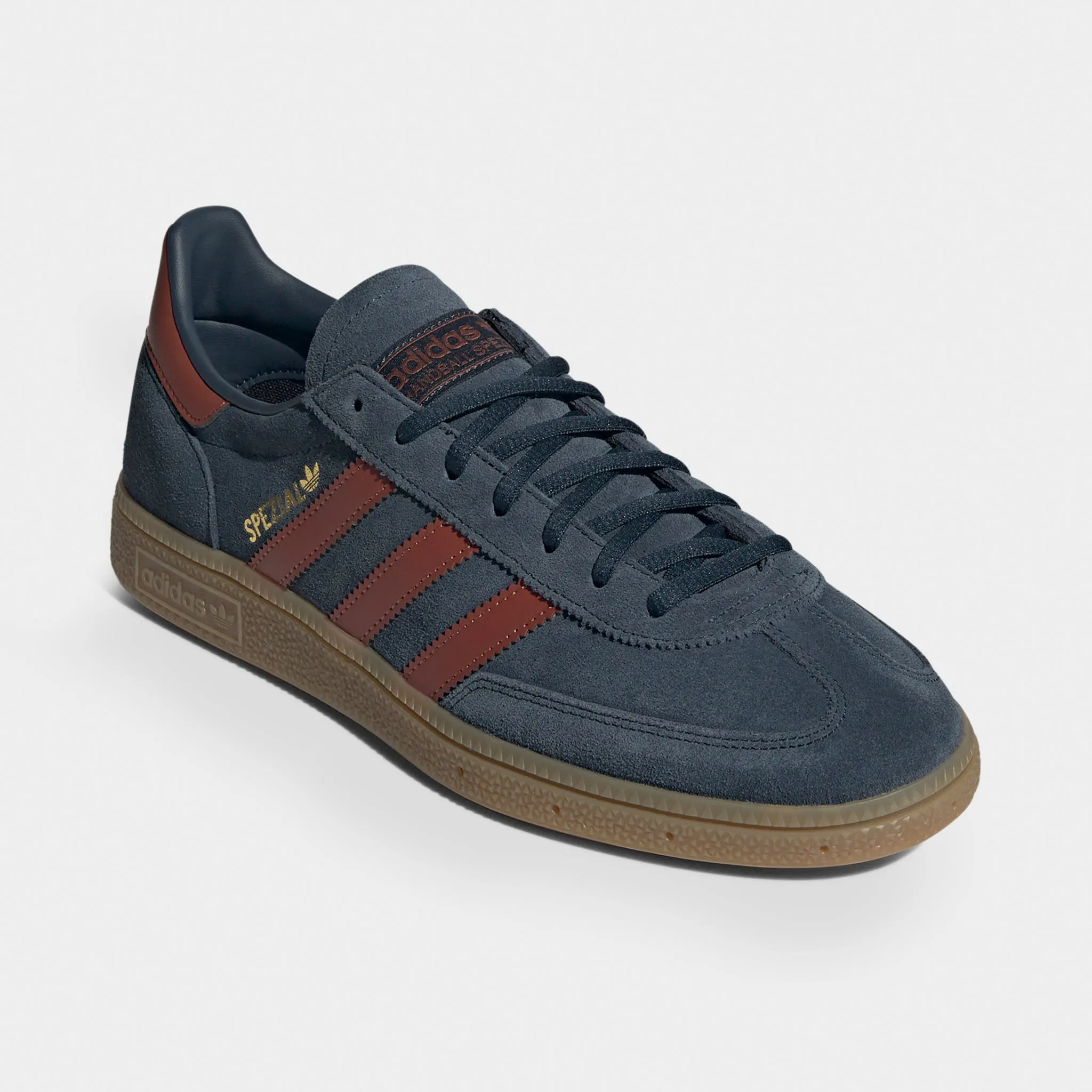 adidas Originals Handball Spezial Aurora Ink / Wild Sepia Street Chic Synthetic Leather Blend