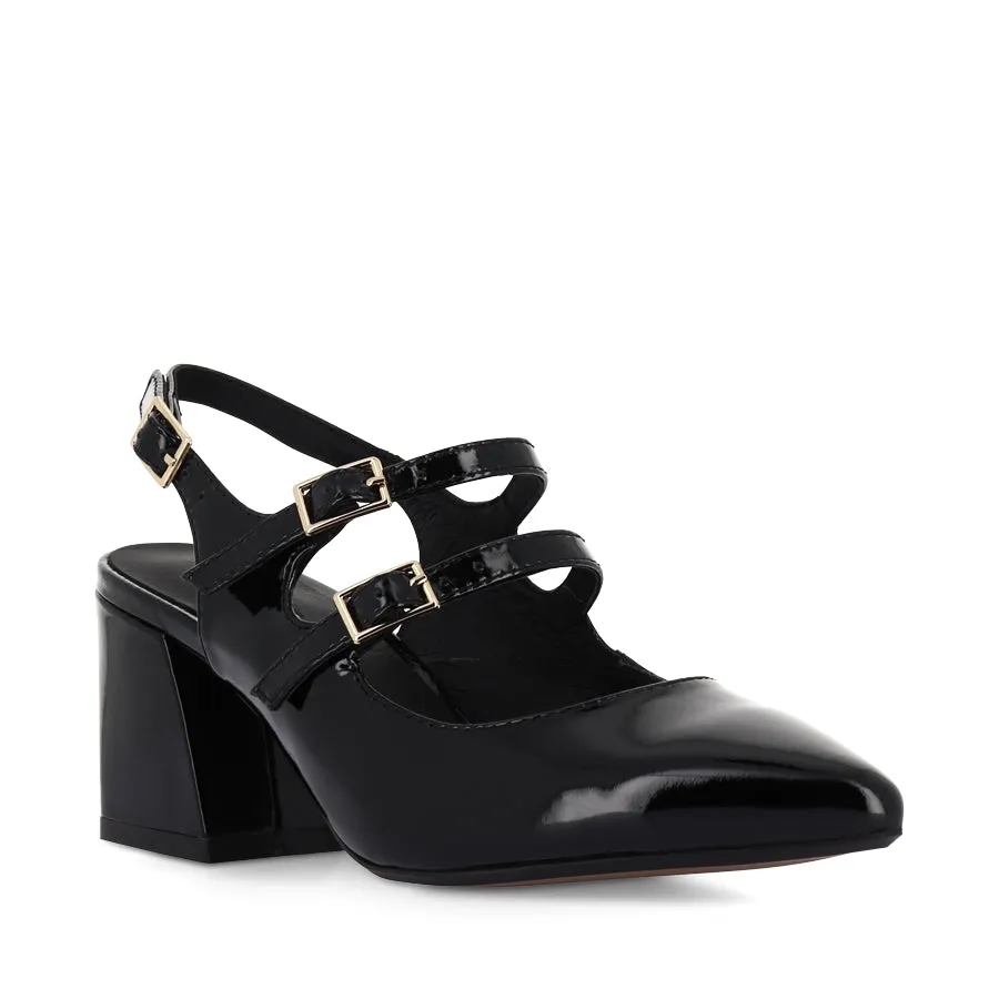 Casual Peace Path MAISHA - BLACK PATENT LEATHER