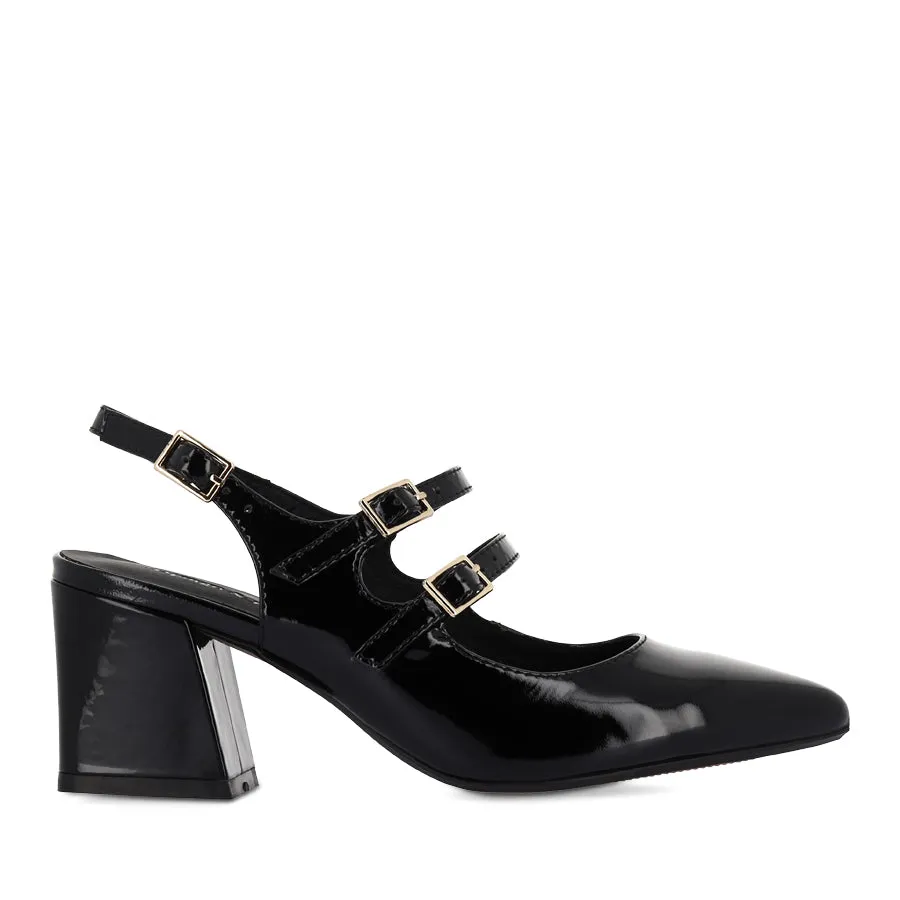 Ice Path MAISHA - BLACK PATENT LEATHER