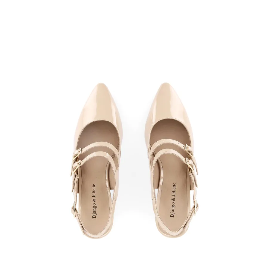 MAISHA - CAFE PATENT LEATHER Workday Approved Shoes Gift Step