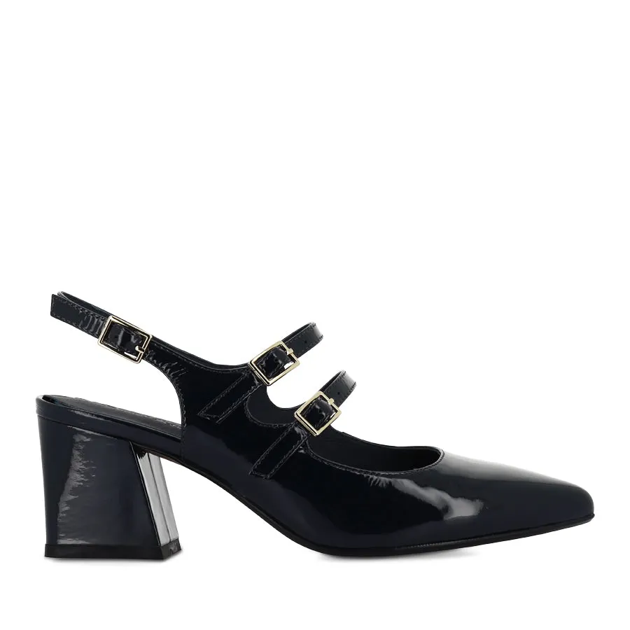 Camp Mood Drink Night MAISHA - NAVY PATENT LEATHER
