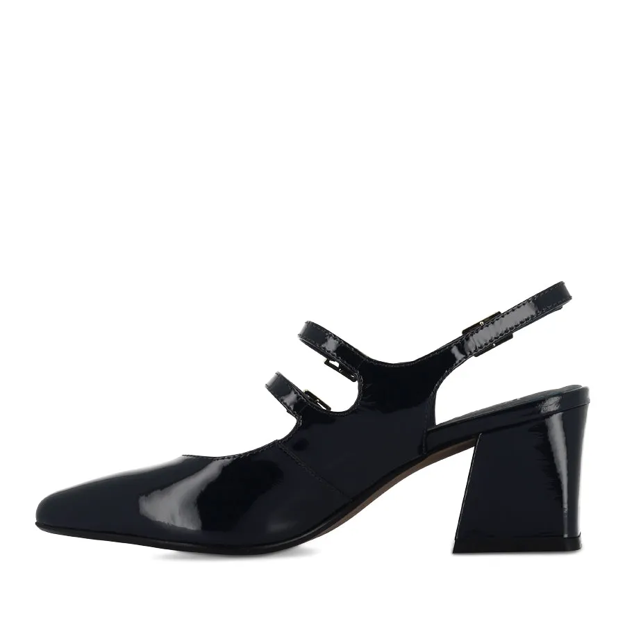 Flexible Material MAISHA - NAVY PATENT LEATHER
