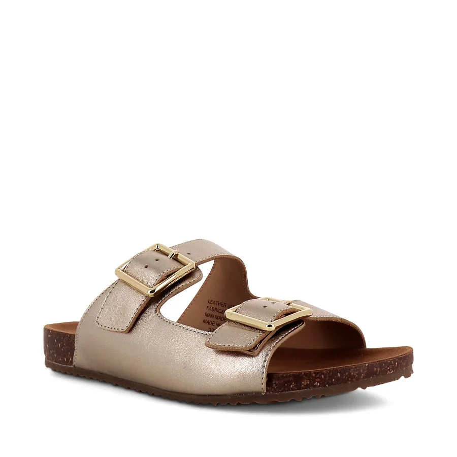 Fashionable Beach Footwear Hiking MAKOSA XW - CHAMPAGNE LEATHER