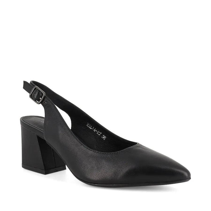MALIA - BLACK LEATHER insole