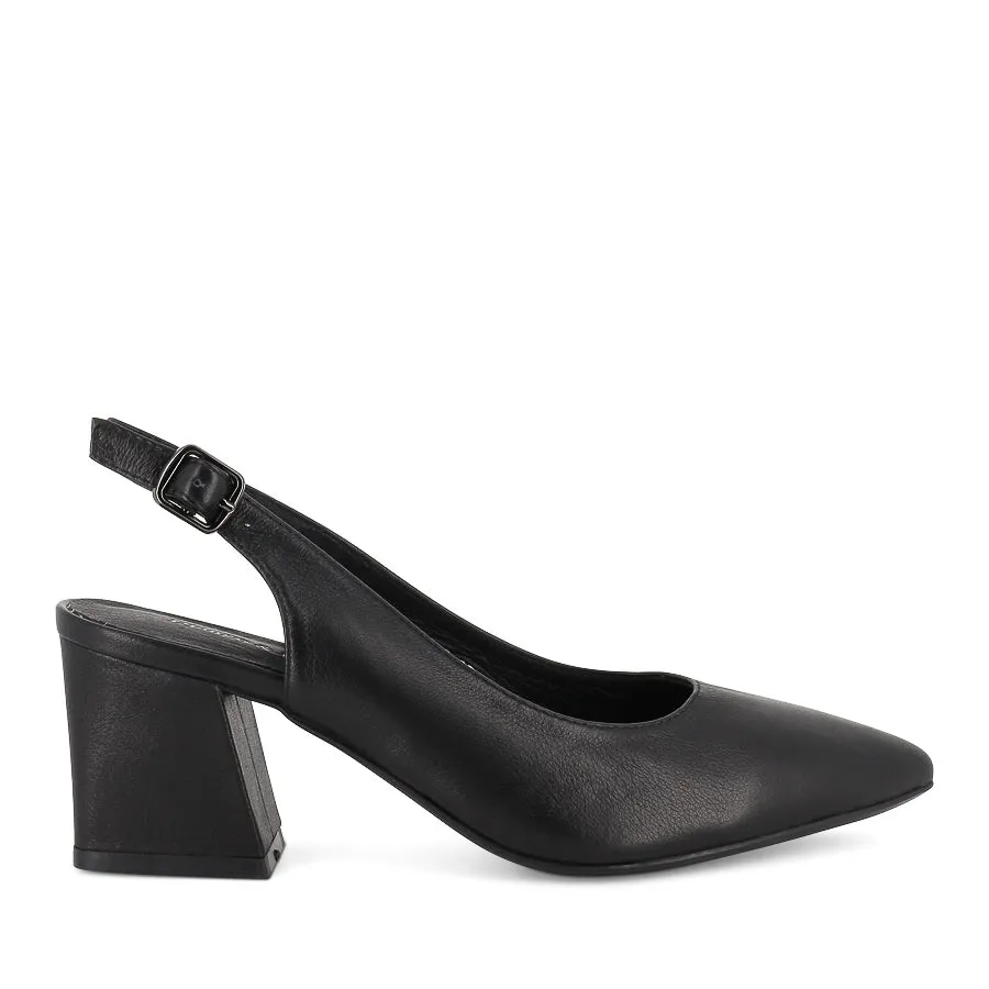 School Day MALIA - BLACK LEATHER
