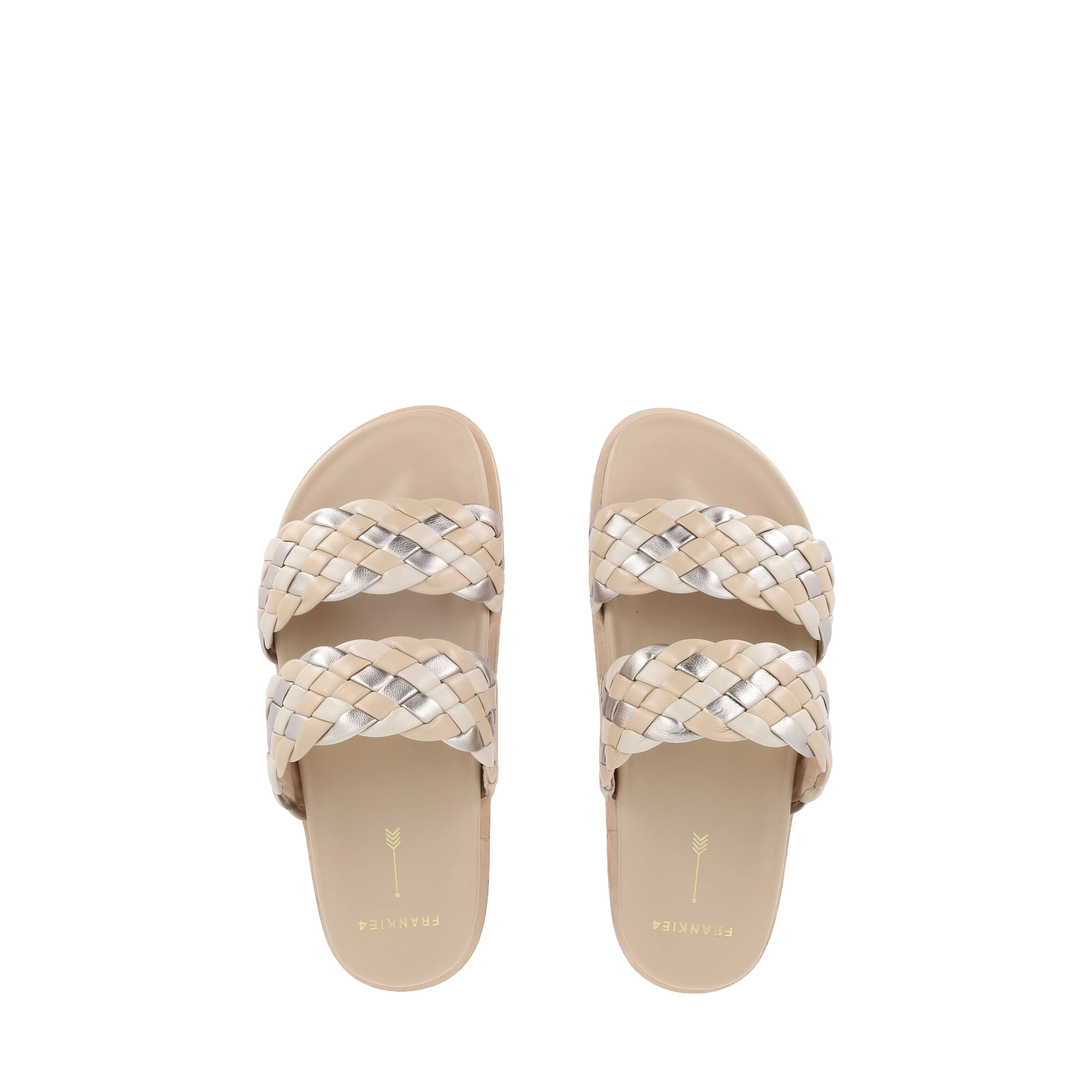 MALONE - NEUTRAL WEAVE LEATHER Instant Sandal Step