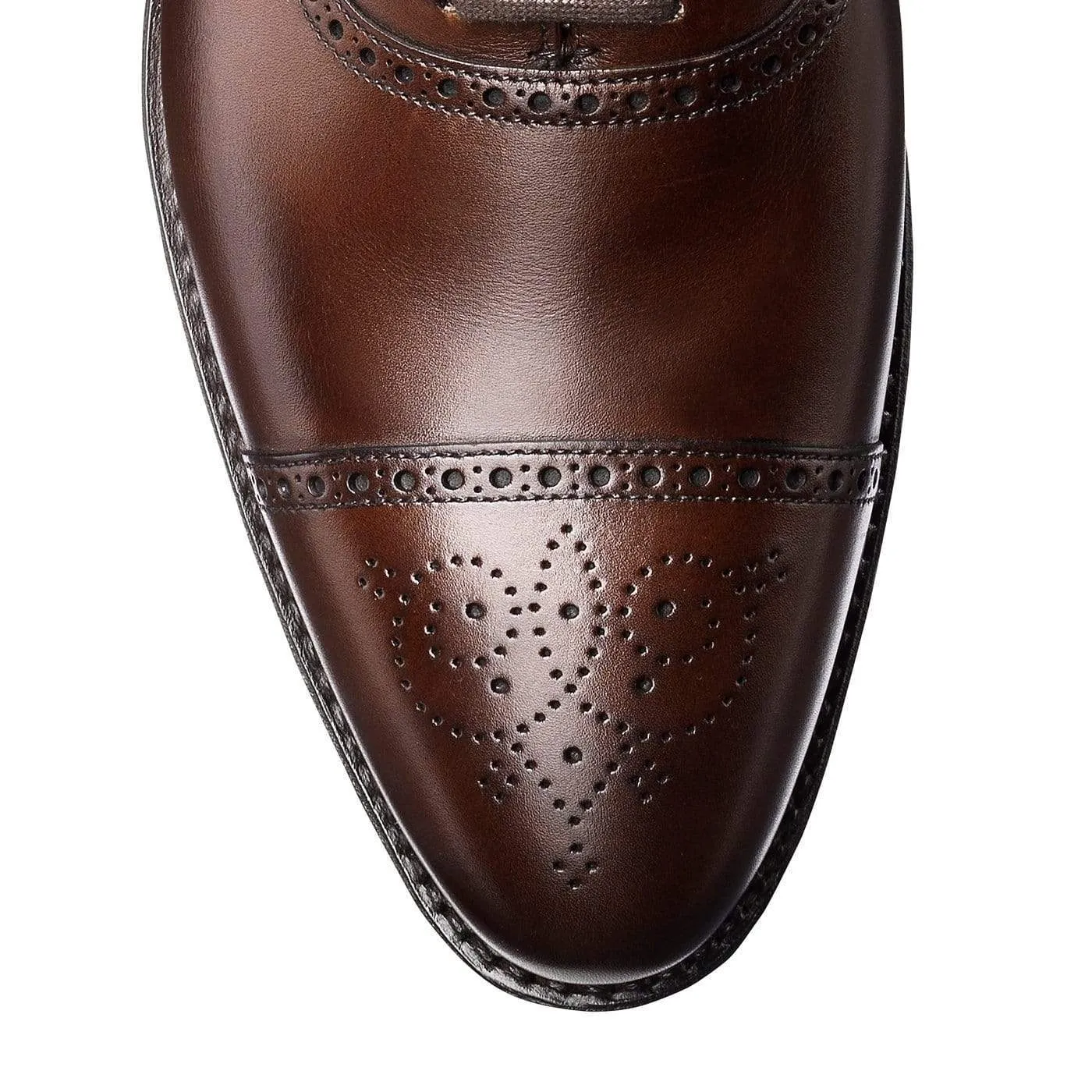 Malton Dark Brown Burnished Calf Premium materials Graduate Oxfords