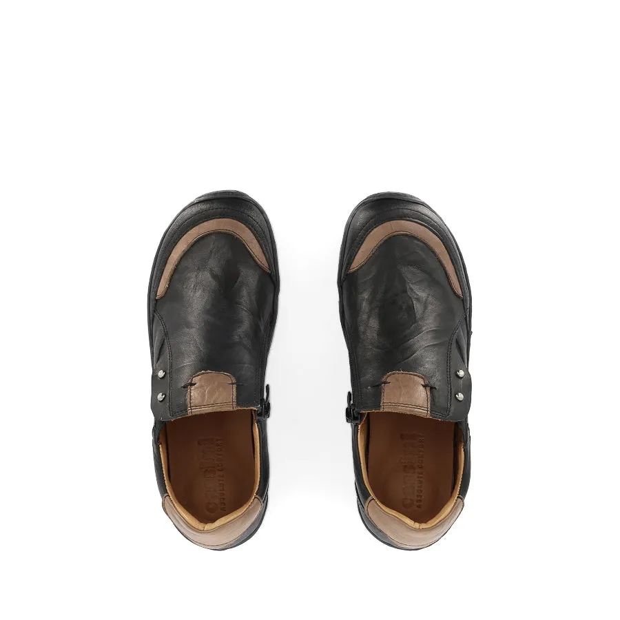 Plaza Mood Practical Style MAOLO - BLACK LEATHER