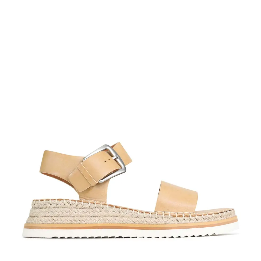 MARLI LEATHER ESPADRILLES SANDALS Sun Safe