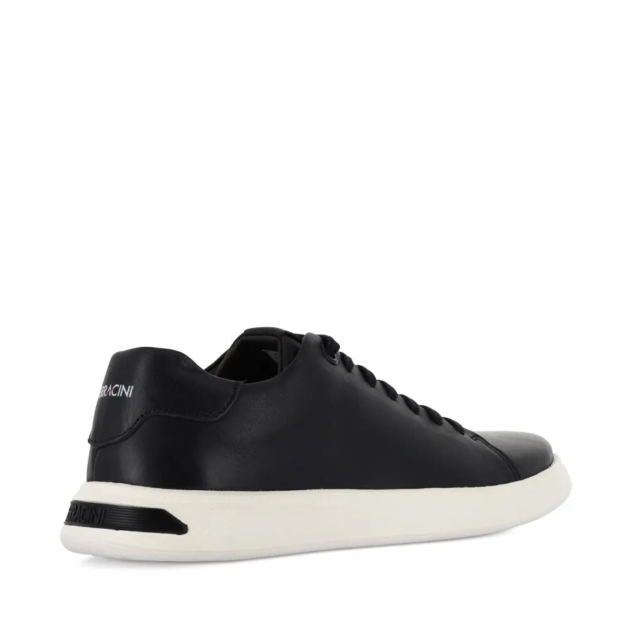 MASSEY - BLACK LEATHER Reinforced Eyelet Construction