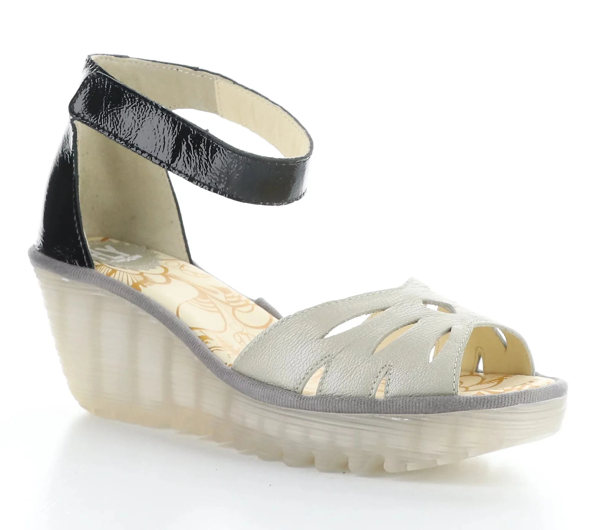 Night Out City Bright FLY LONDON YELU - SILVER & BLACK