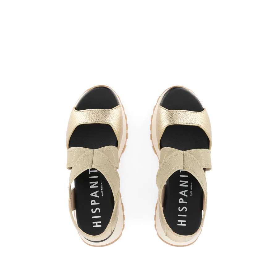Breathable Summer Footwear MAUI - ANTIQUE CHAMPAGNE MULTI