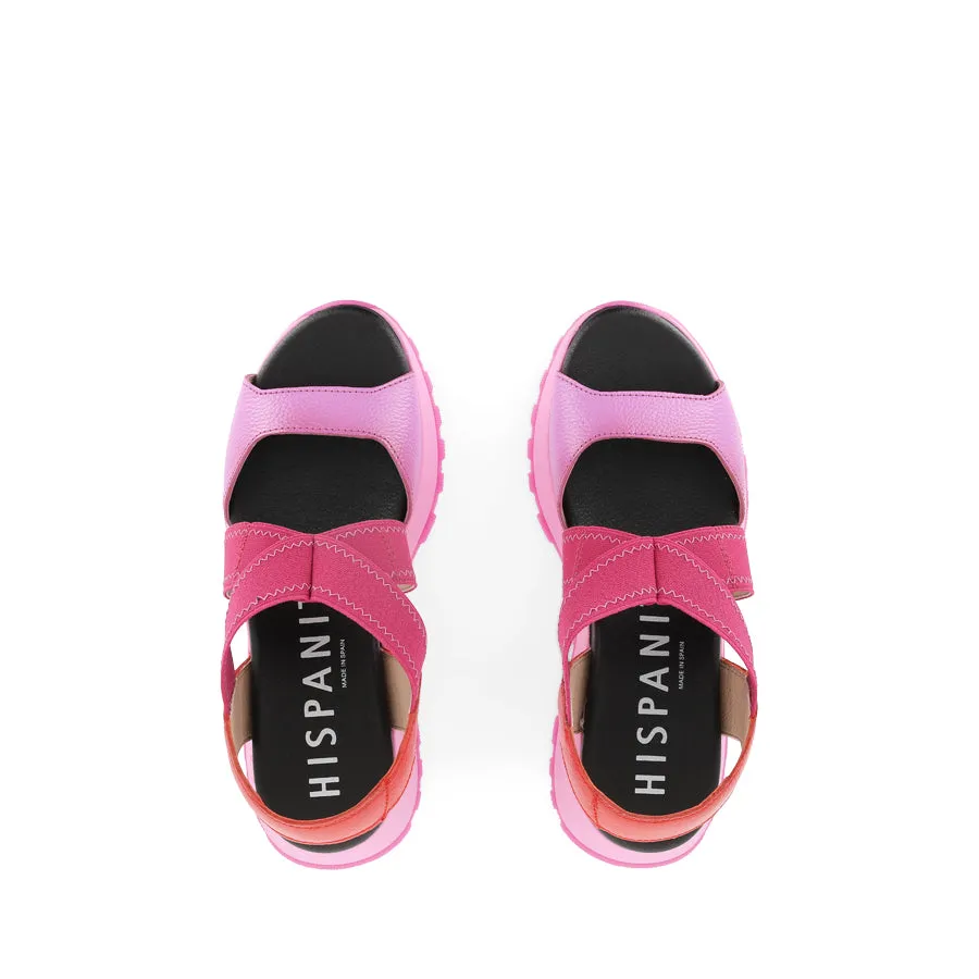 MAUI - VIOLET FUSCHIA MULTI Breathable Comfort Gladiator Style