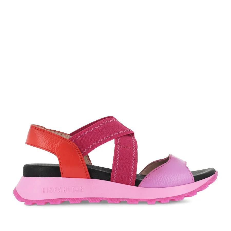 MAUI - VIOLET FUSCHIA MULTI Preppy Pop Beach-ready Footwear