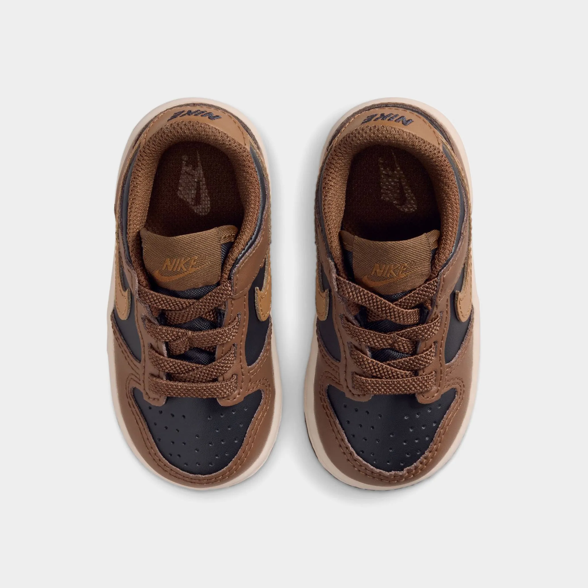 Orthotic Compatible Footbed Long-Lasting Fit Nike Dunk Low TD Black / British Tan / Cacao Wow