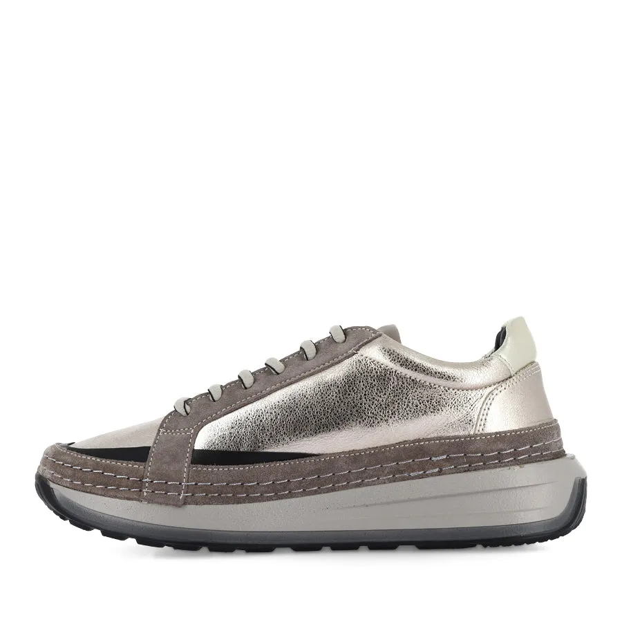ENA - TAUPE MULTI Tension Dispersing Outsole Flat Outsole
