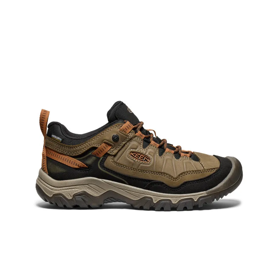 Men's Targhee IV Waterproof Hiking Shoe  |  Sea Turtle/Roasted Pecan Dynamic look