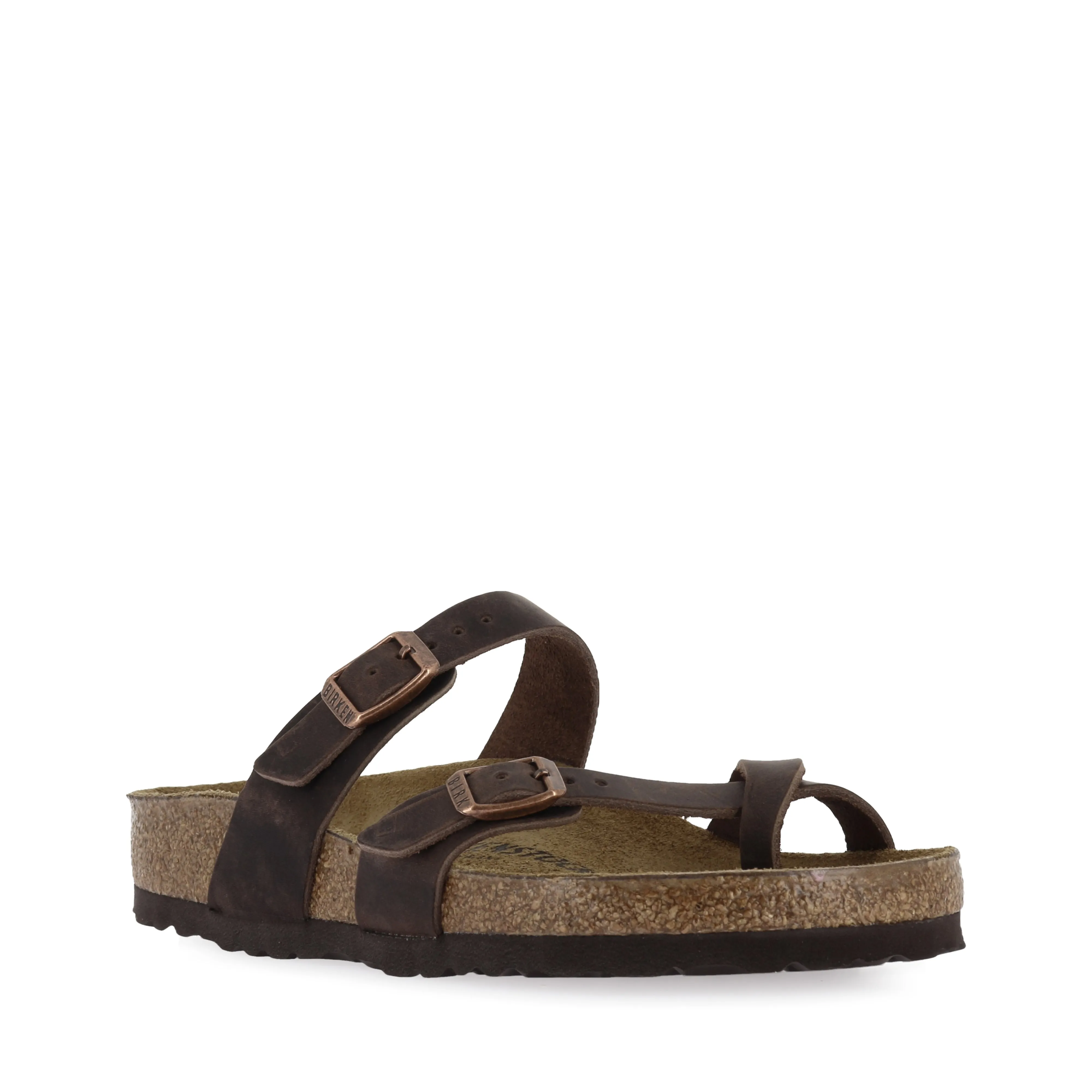 Flat MAYARI LEATHER - HABANA OILED LEATHER