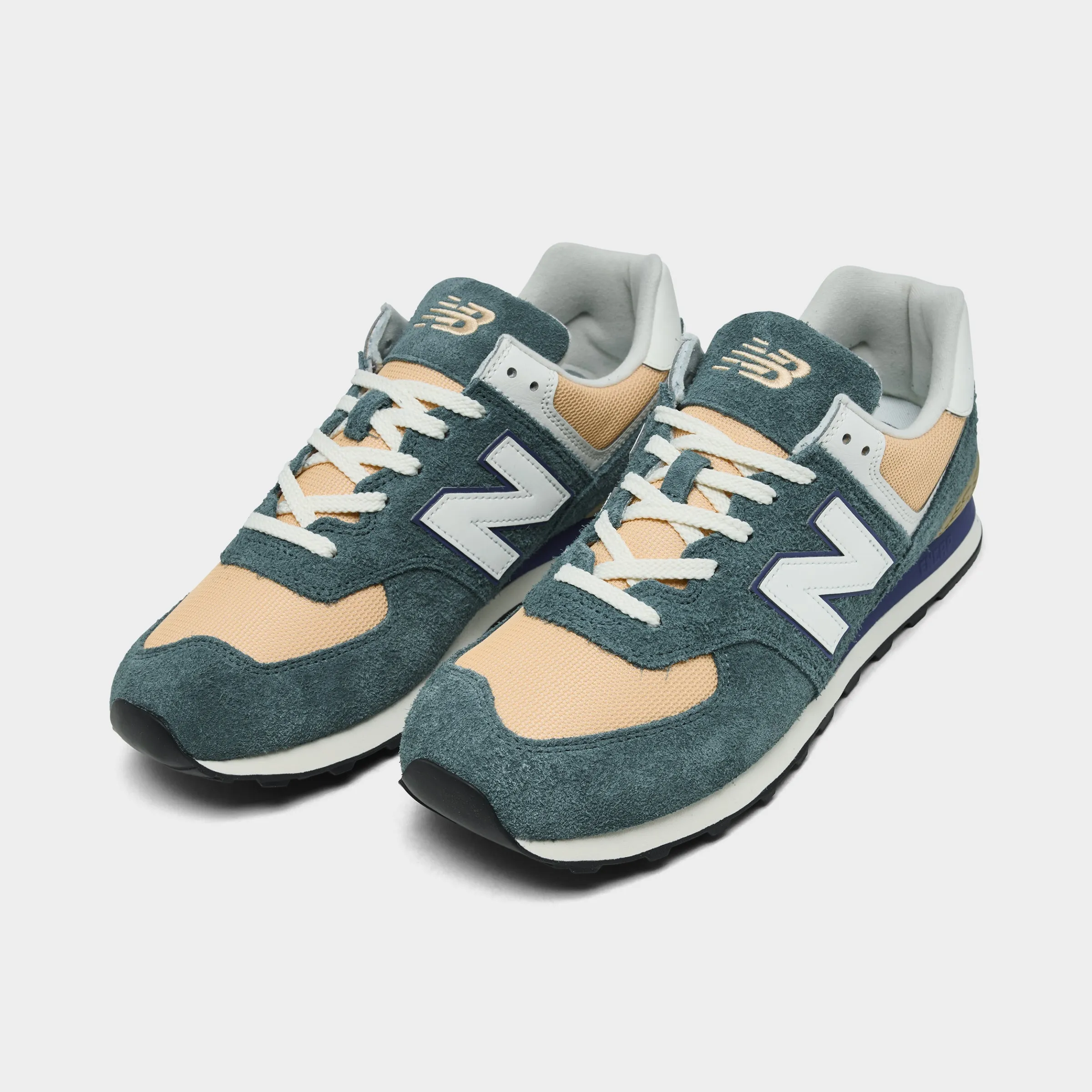 New Balance 574 New Spruce / Peach Blossom wonderful least slip-resistant