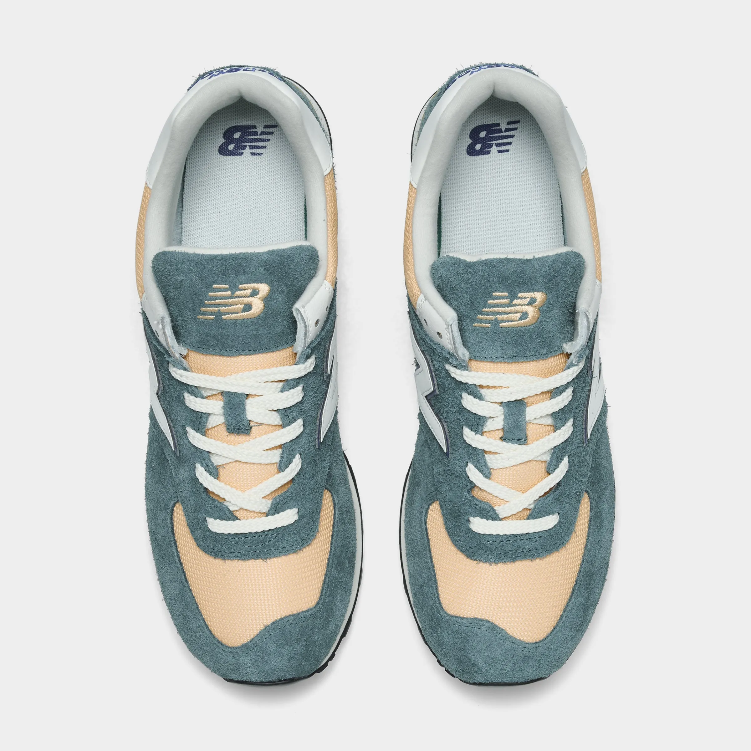 most durable New Balance 574 New Spruce / Peach Blossom