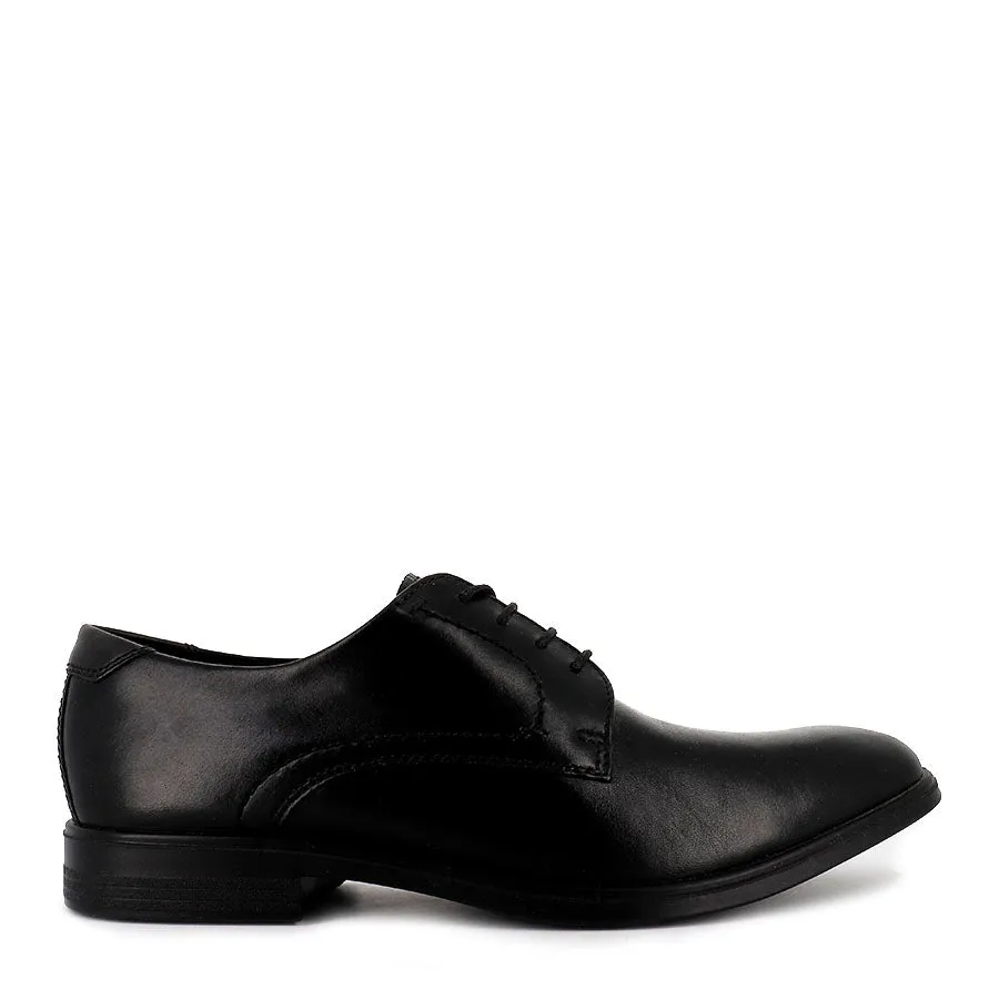MELBOURNE 621634 - BLACK/MAGNET LEATHER Metal Accents