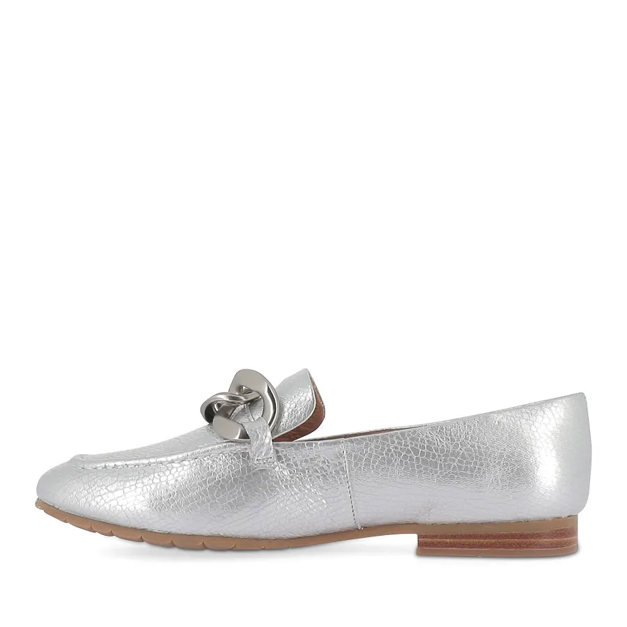MELINEY - SILVER MOSAIC LEATHER Foot Guard