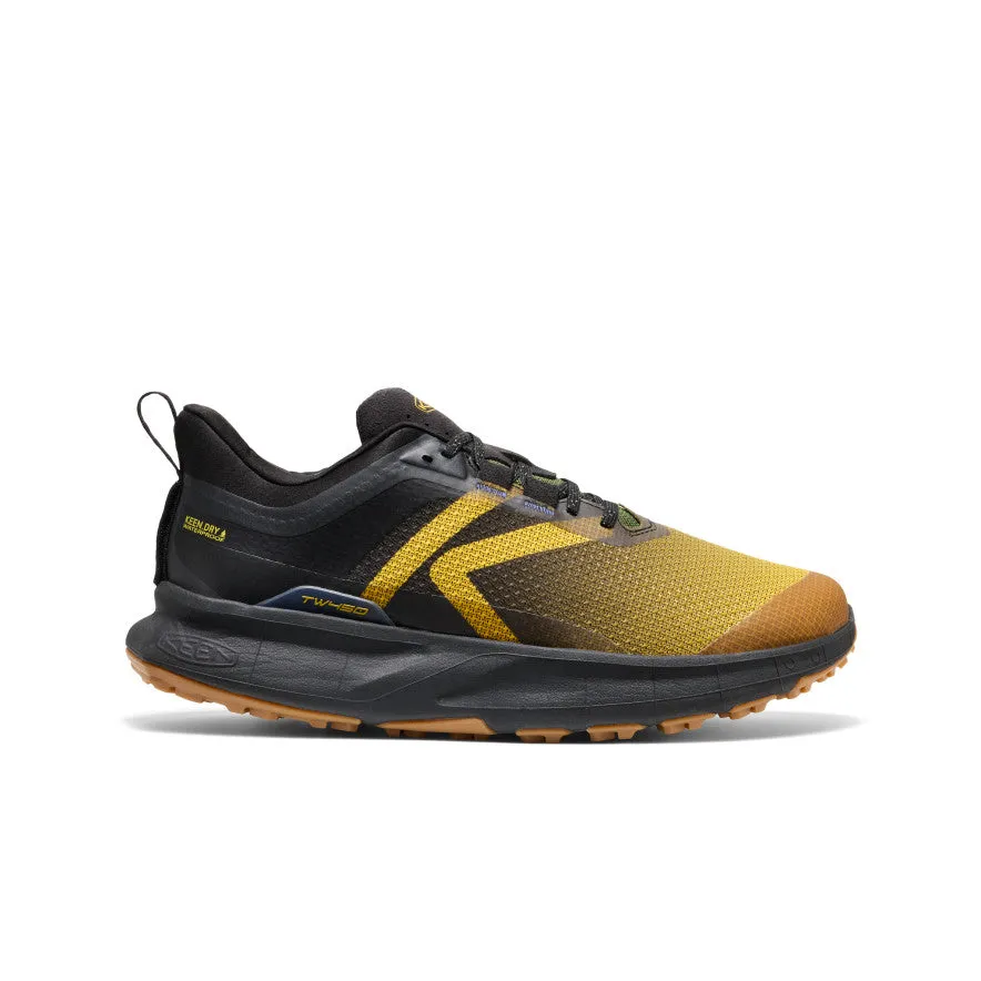 Glam silhouette Men's 450 Dirt Waterproof Hiking Shoe  |  Lemon Curry/Black