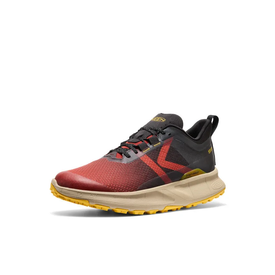 home slippers skiers' grip Men's 450 Dirt Waterproof Hiking Shoe  |  Red Ochre/Black