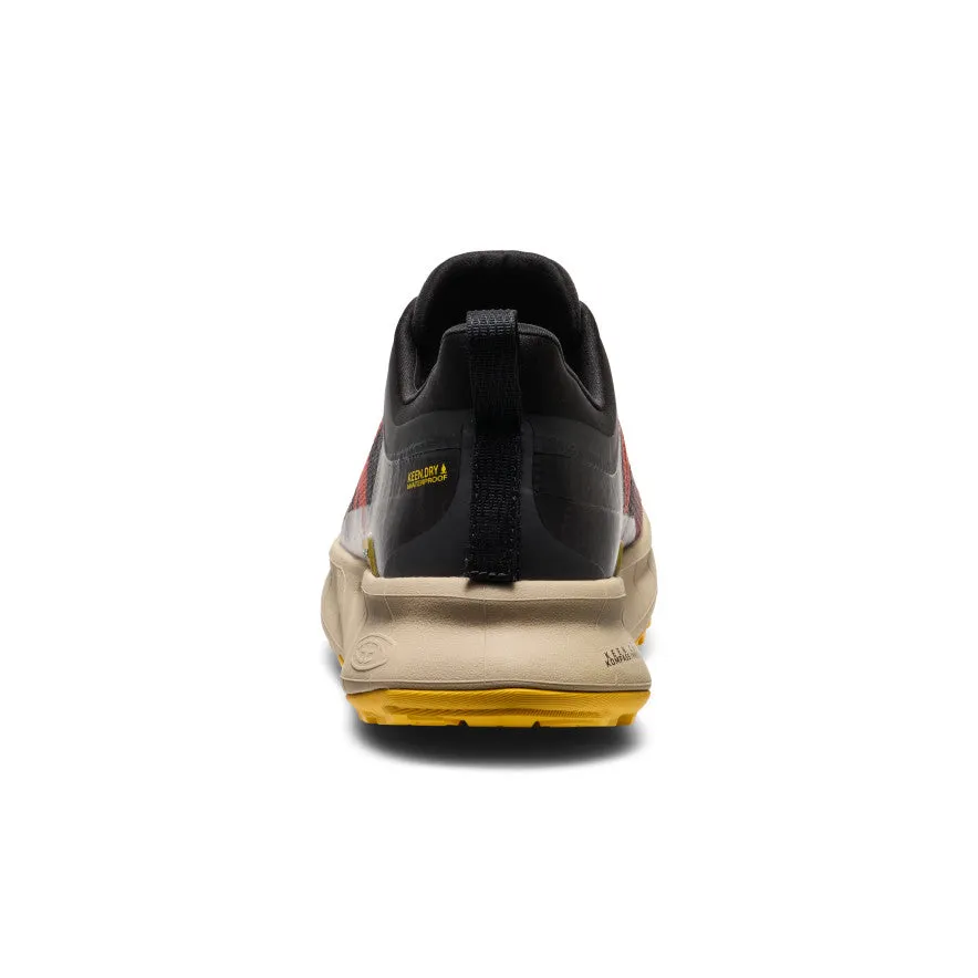 Vibrant sole Men's 450 Dirt Waterproof Hiking Shoe  |  Red Ochre/Black