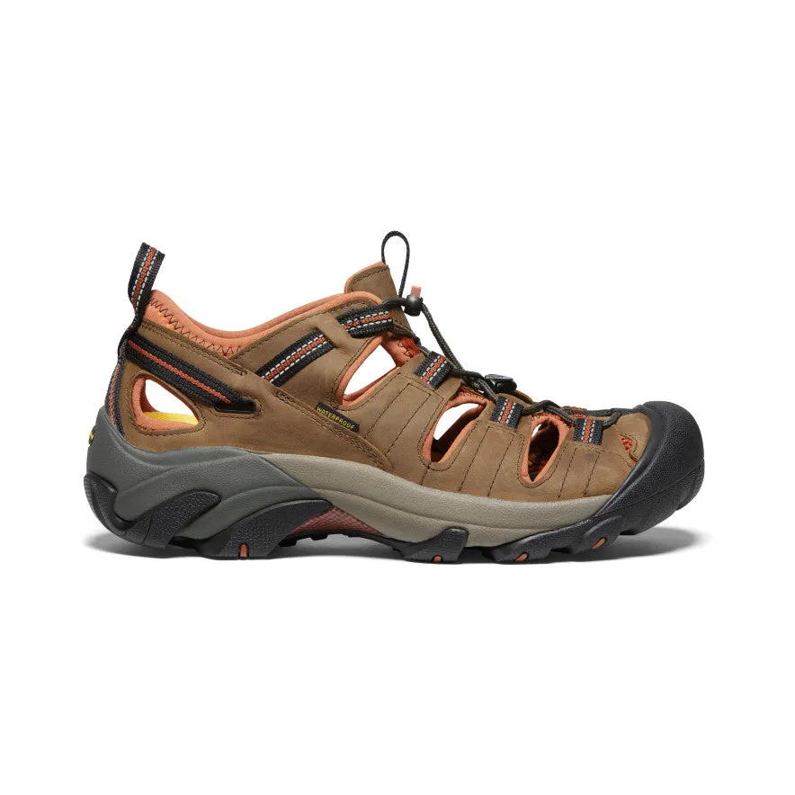 front - zip sport - wear Men's Arroyo II  |  Black Olive/Bombay Brown