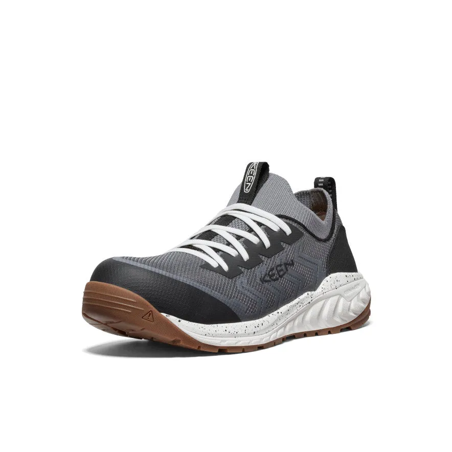 Muted Men's Arvada Shift Work Sneaker (Carbon Toe)  |  Steel Grey/Gum