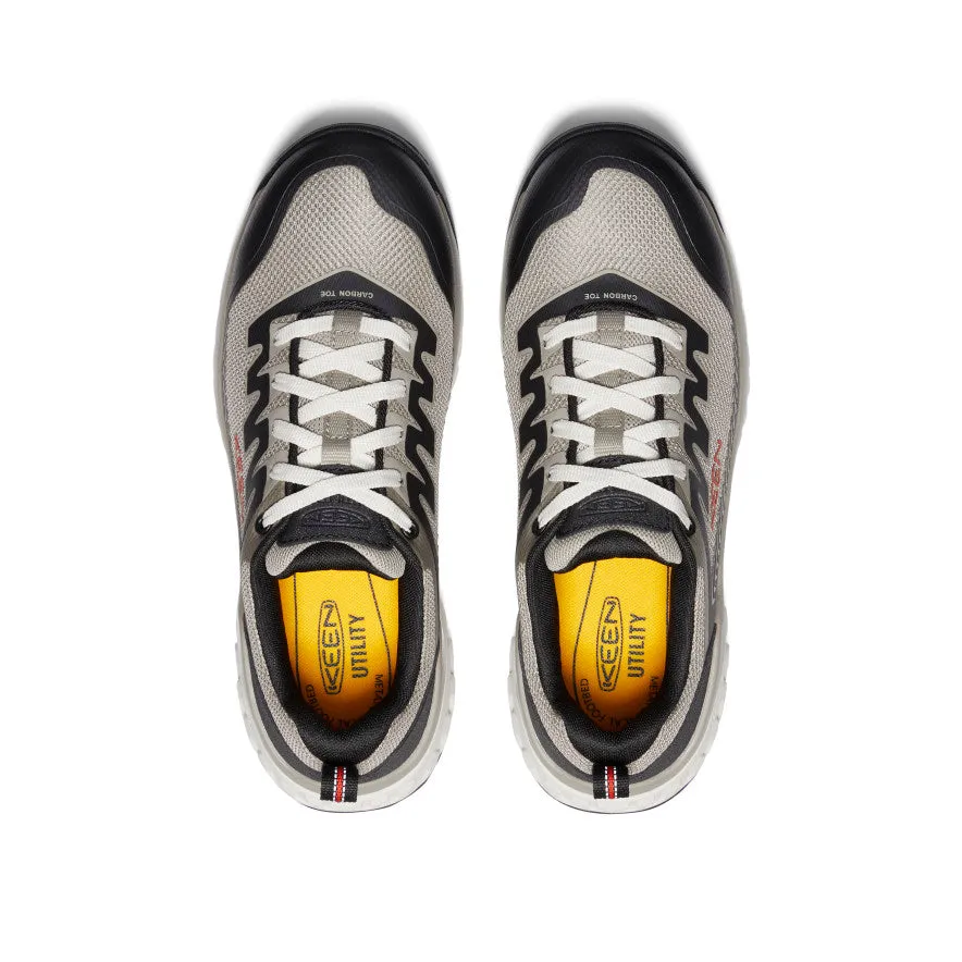 traction - level Characteristic Men's Arvada Work Sneaker (Carbon Toe)  |  Plaza Taupe/Black