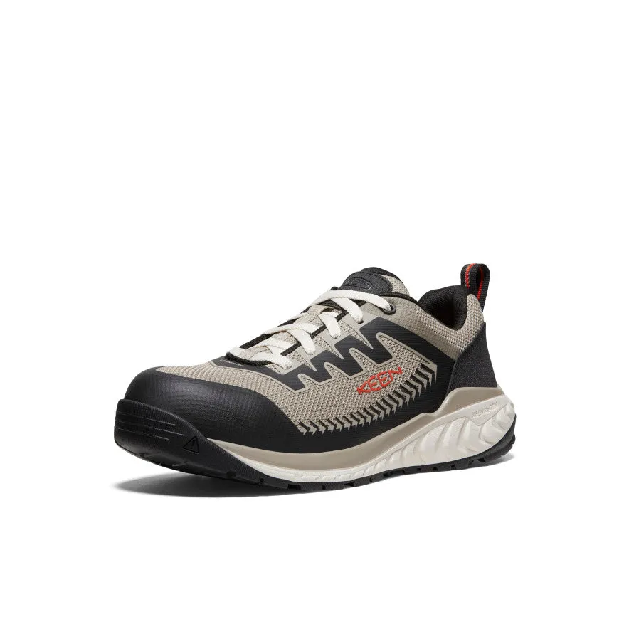 Men's Arvada Work Sneaker (Carbon Toe)  |  Plaza Taupe/Black hue Optimal lining