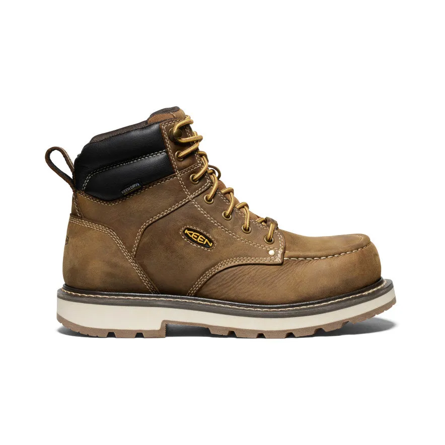 Men's Cincinnati 6" Waterproof 90?? Heel Boot (Carbon Toe)  |  Belgian/Sandshell popularity - level Solid