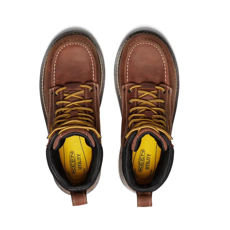 teenagers' trends Men's Cincinnati 6" Waterproof 90?? Heel Boot (Carbon Toe)  |  Tuscan Red/Sandshell