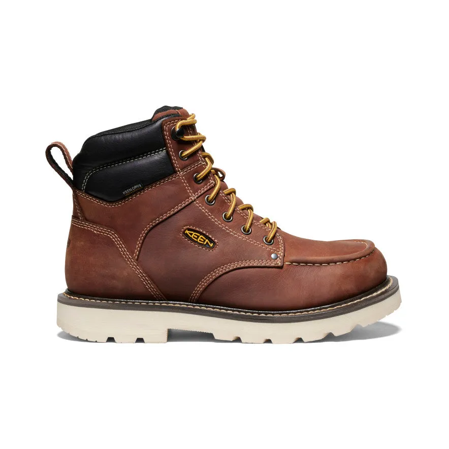 Men's Cincinnati 6" Waterproof 90?? Heel Boot (Soft Toe)  |  Tuscan Red/Sandshell walkers'