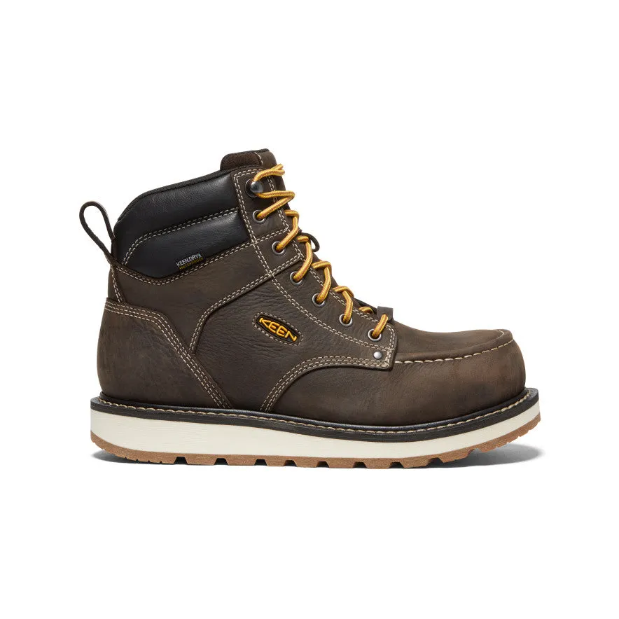 Simple Men's Cincinnati 6" Waterproof Boot (Carbon Toe)  |  Dark Chocolate/Sandshell