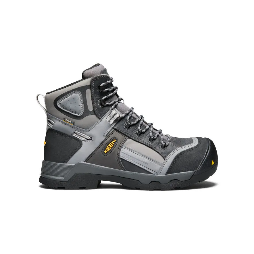 serious hikers' equipment Men's Davenport 6" Insulated Waterproof Boot (Composite Toe)  |  Magnet/Steel Grey