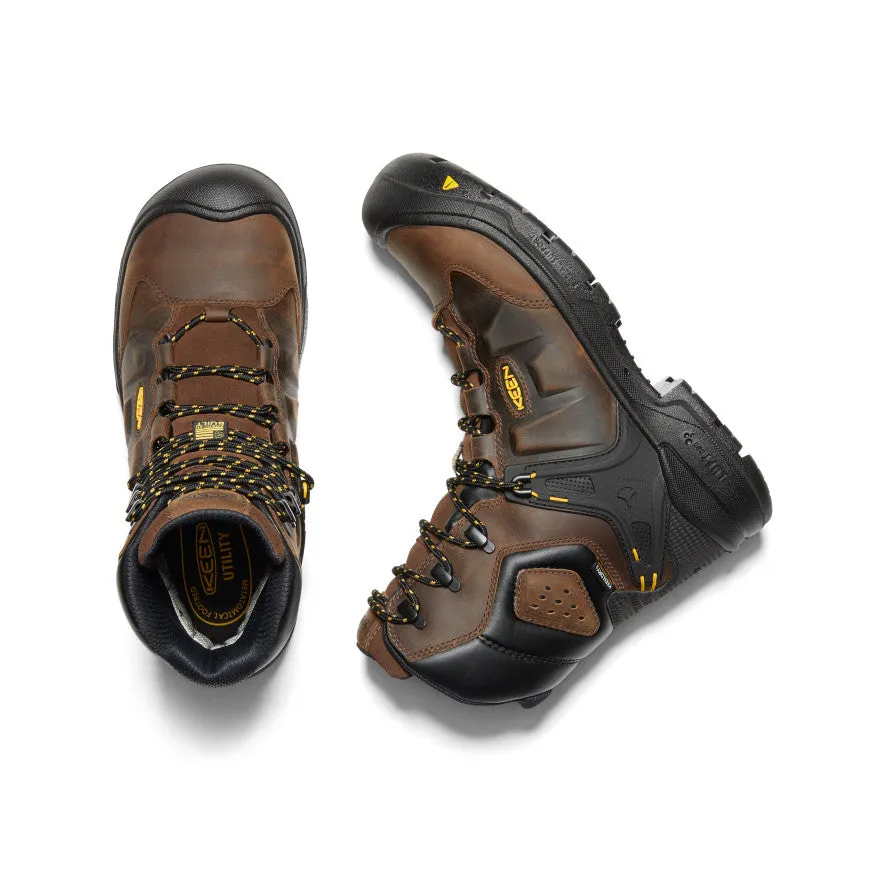 Men's Dover 8" Insulated Waterproof Boot (Carbon Toe)  |  Dark Earth/Black sophisticated adults