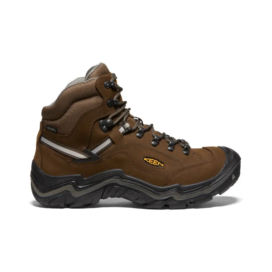 Men's Durand II Waterproof Boot Wide  |  Cascade Brown/Gargoyle Leather Sole Padded materials