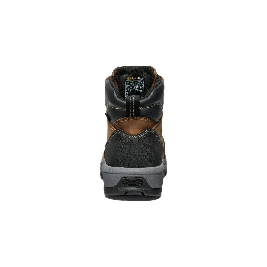 weekenders' options least gym Men's Evanston 6" Waterproof Boot (Carbon Toe)  |  Bison/Black