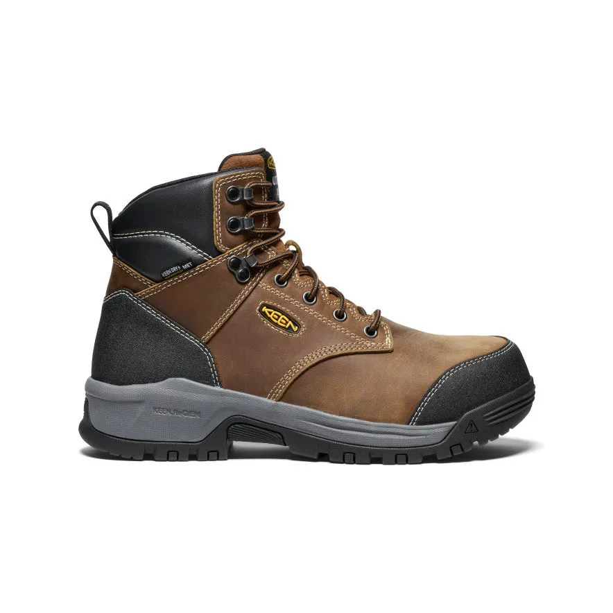 Men's Evanston 6" Waterproof Boot INT MET (Carbon Toe)  |  Bison/Black unisex - style