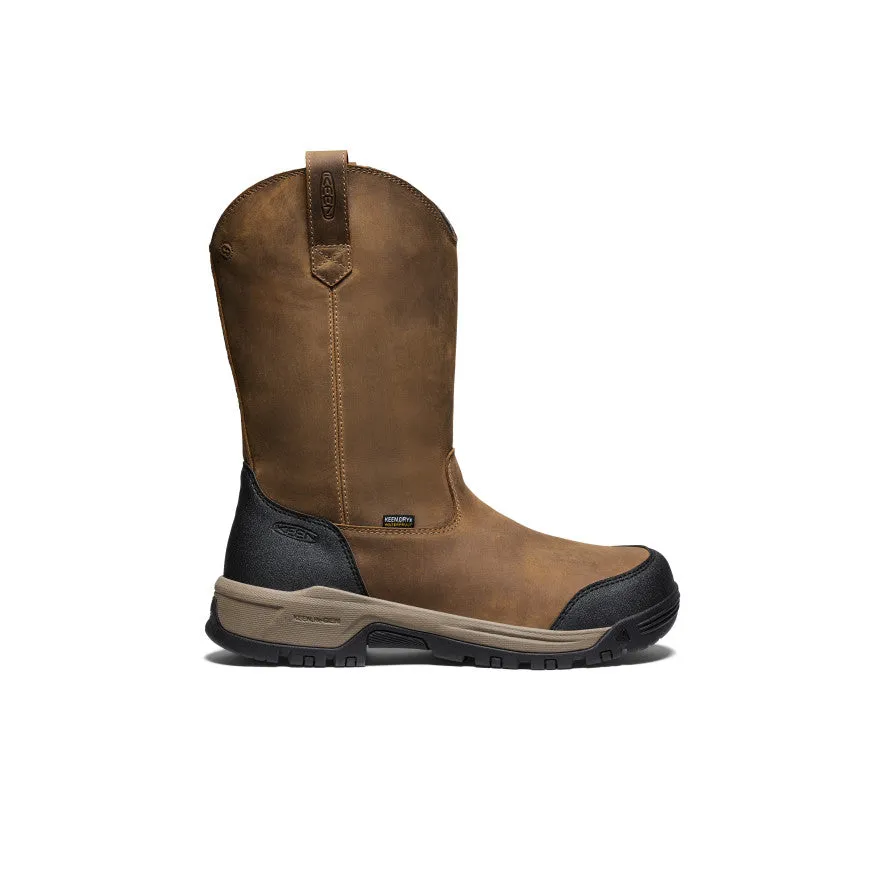 professionals swimmers - specific functions Men's Evanston Pull-On Waterproof Boot (Soft Toe)  |  Bison/Black