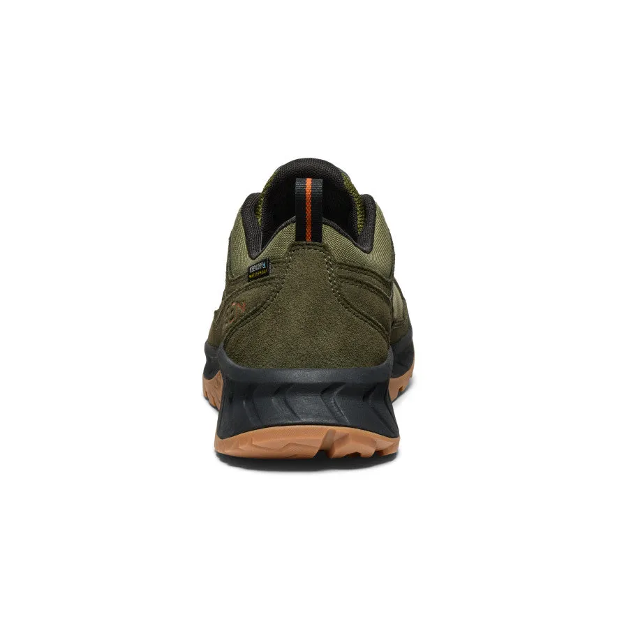 least flexible Men's Hightrail Waterproof Hiking Shoe  |  Winter Moss/Gold Flame